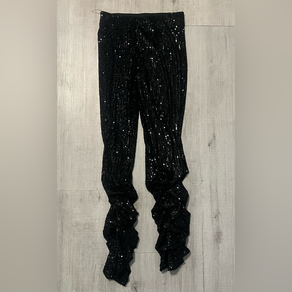 Two Piece Pant Set with Sheer Bodysuit - Picture 9 of 14